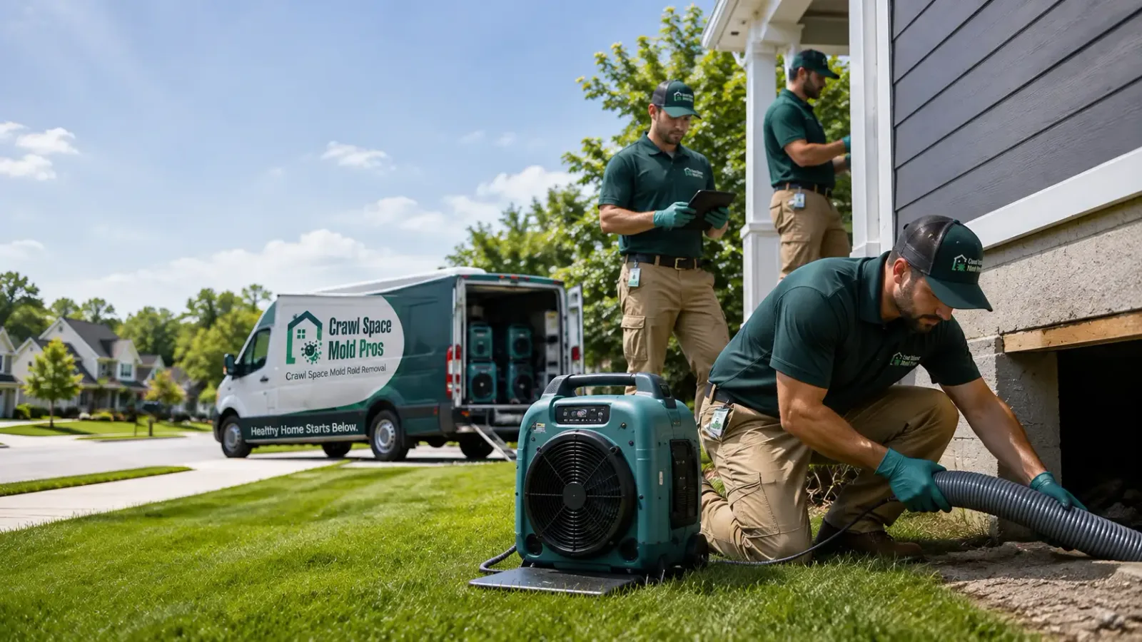 Crawl Space Mold Removal in Papineau, IL